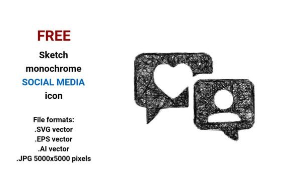 Bring Authenticity to Your Brand with the FREE Sketch Social Media Icon