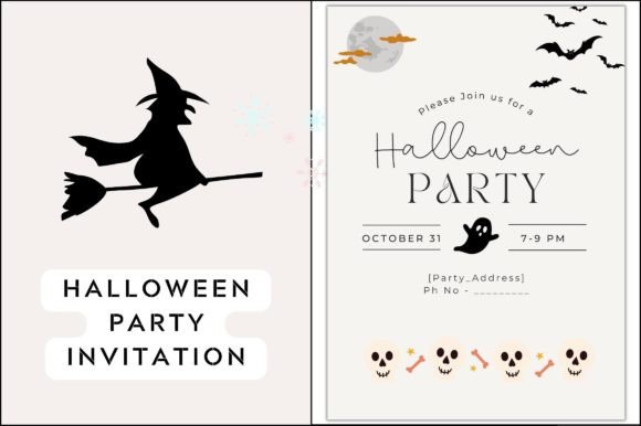 Design Spooky Invitations: Halloween Party Templates