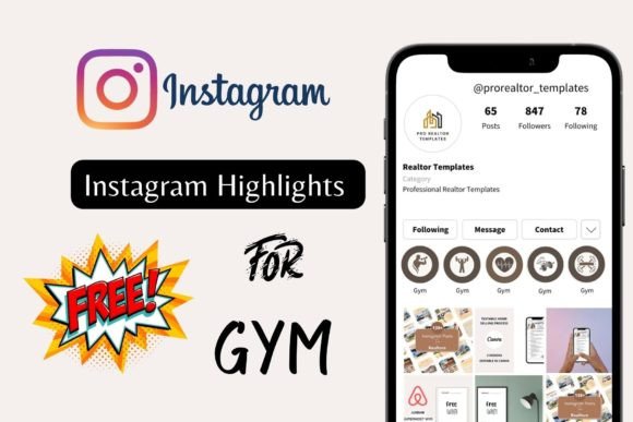 Free Instagram Highlight Cover for Gym: Elevate Your Fitness Feed
