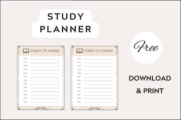 Master Your Time: The Ultimate Study Planner Template