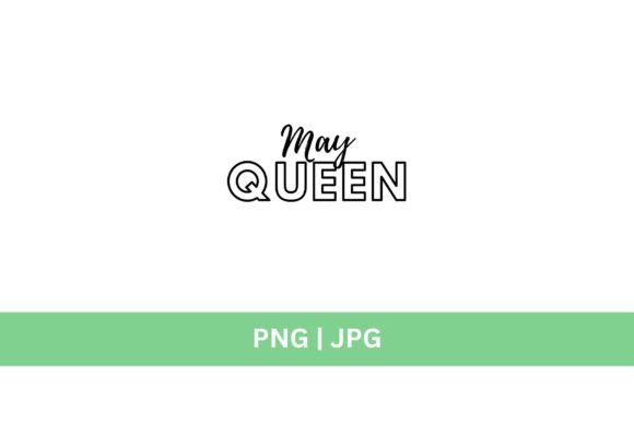May Queen Graphic: Floral Artistry for Creative Projects