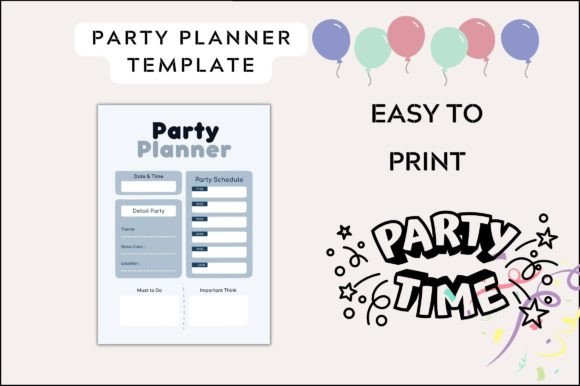 Plan the Perfect Party with a Free PDF Template
