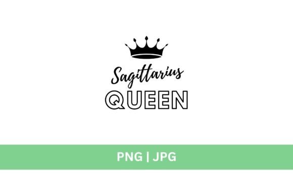 Sagittarius Queen Graphic: A Design Asset for Bold Creators