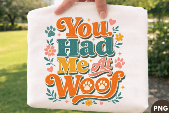 You Had Me at Woof: A Dog Lover T-Shirt Design for Creative Projects